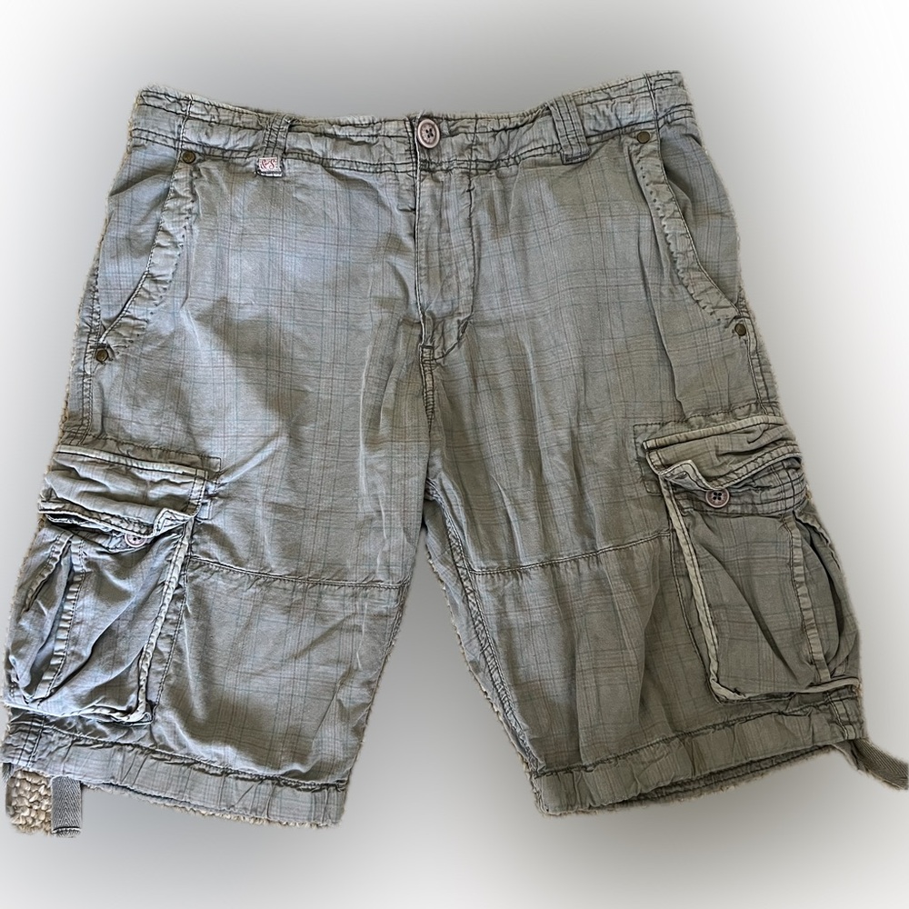 Scotch & Soda Men's Gray Cargo Shorts